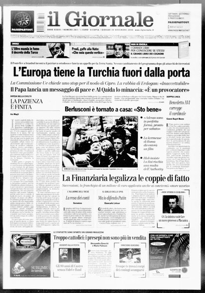 Il giornale : quotidiano del mattino